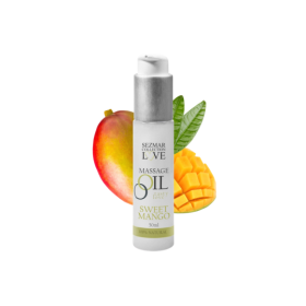 Huile de massage comestible mangue 50ml 
